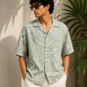 olive palm shirt